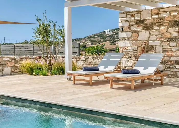 Villa Villamar - Private With Pool In Naoussa